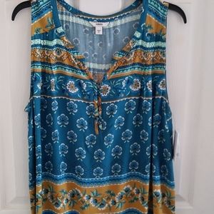 Sleeveless summer top (NWT)